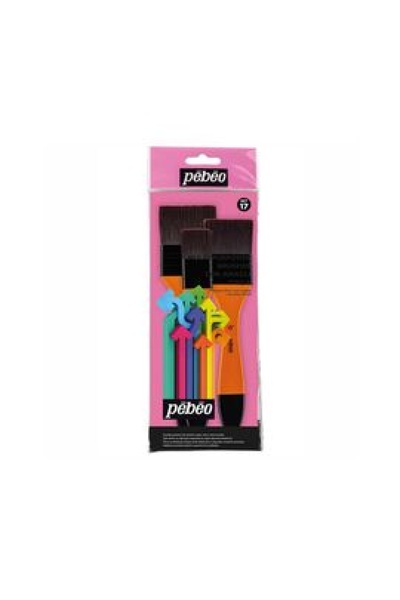 Genel Markalar FIRÇA SETİ 3 LÜ SET-17 ZEMİN FIRÇASI SENTETİK KIL NO:1-1.5-3