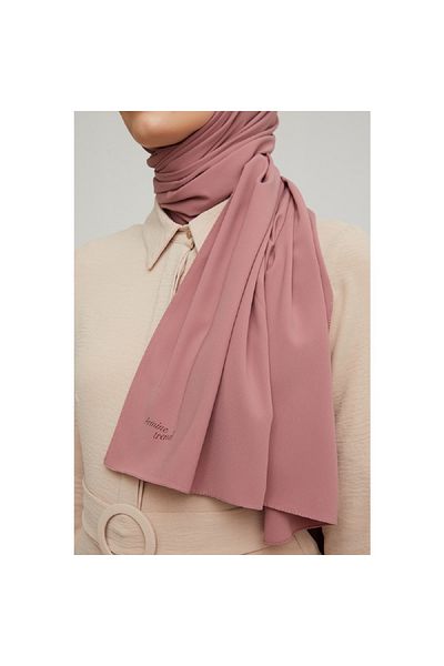 Armine Medina Silk Shawl - Dark Powder 1031