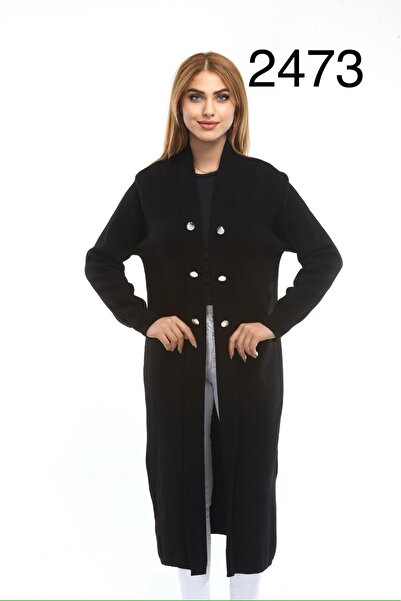 ÇALIKUŞU TRİKO Pique Knitted Button Detailed Plain Jacket