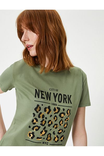 Koton T-Shirt Crew Crew Krátký rukáv