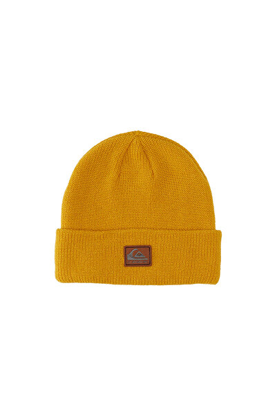 Quiksilver قبعة أداء 2 للرجال باللون الأصفر للتزلج/التزلج على الجليد