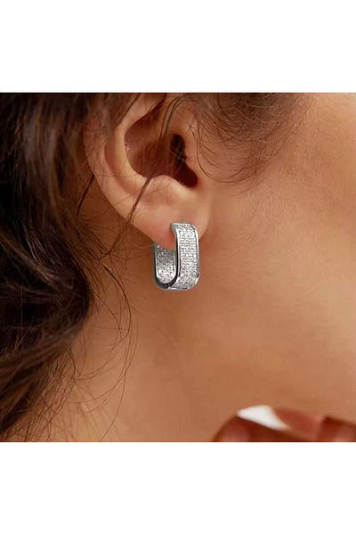 Wibex accessory Zircon Stone Stainless Steel Earrings That Can Be Worn in Fashionable Special Occasions and Everyday Life
