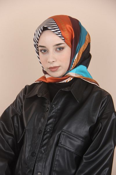 Levidor Μαύρο μεταξωτό μαντίλι Levidor Twill - 03