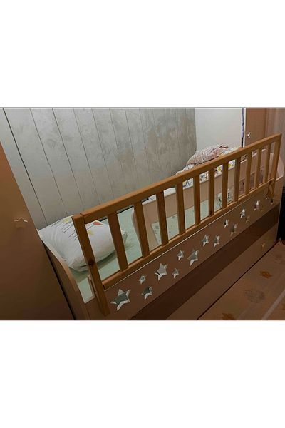Se7enSky 150X50 Bed Side Snap, Colorless Bed Barrier Compatible with Divan Hemnes, Trabzan, Balustrade
