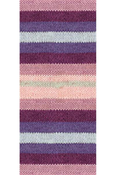 NAKO 5 Pieces Vega Stripe Premium Acrylic Hand Knitting Yarn Wool No: 82415