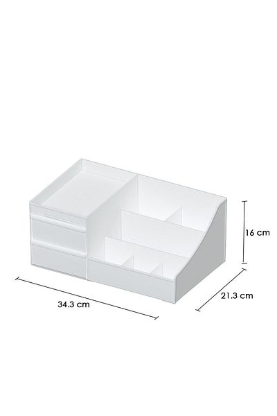 Pufwin Home منظم فرش مكياج ومستحضرات التجميل متعدد الأغراض من Sultan Drawers Xl