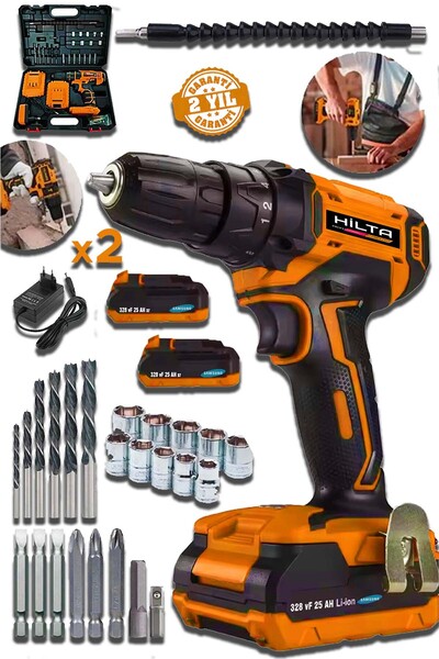 Hilta Power Alman Teknolojisi 256 V 20 Ah Çelik Şanzıman Bakır Sargılı Çift A...