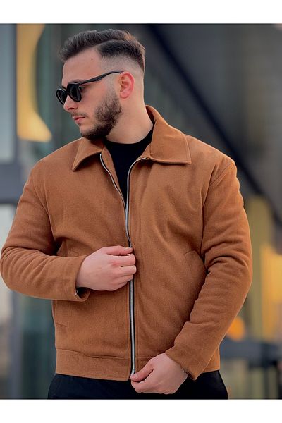 KINGAF МЪЖКО ЗИМНО ПАЛТО ОТ КАШМИР