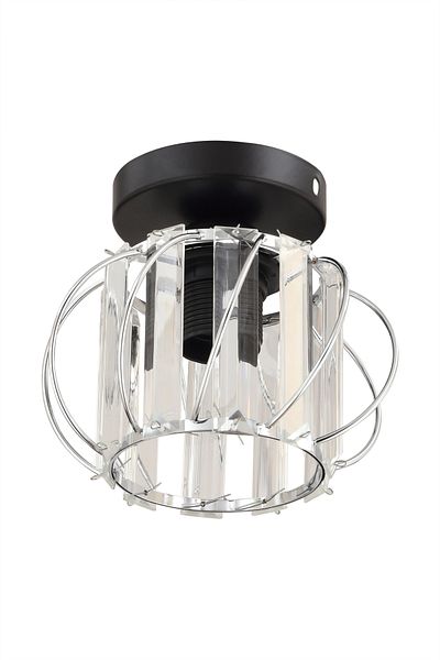 ESSLİGHT Silva Single Plafonier Chandelier (Crystal Stone) Entrance Hall Young Room