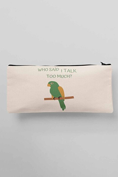 qoeuyl boutique Веселий принт - Who Said I Talk To Much Без макіяжу косметичк...