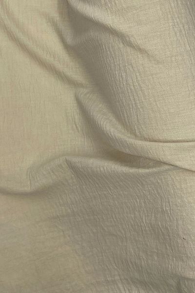 Royaleks Linen Fabric - Organic Fabric - Curtain Fabric - Thin Linen - Fabric Cover for Clothes Beige 80