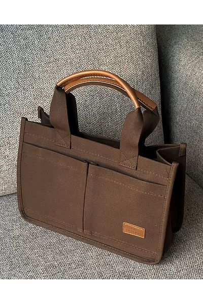 Bagzone Modely velkých tašek přes rameno s jednoduchým a pruhovaným detailem výšivky