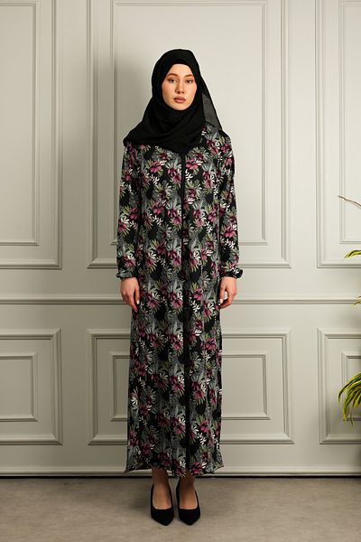 Kutay Collection Rochie de rugăciune pentru hijab pentru femei cu fermoar