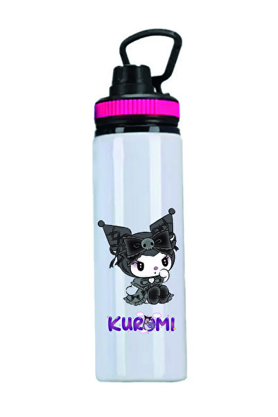 DKDZ SHOP Kuromi Printed Water Bottle - 850Mlt - 058