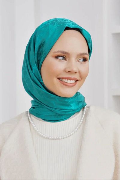 Loryan Eșarfă Benetton Loryan șal cu model de marmură jacquard