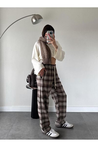 RE7EDİ Blackcoffee Унисекс пижама с квадратен модел Harajuku