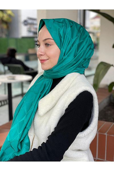 Loryan Eșarfă Benetton Loryan Flush Jacquard Cupra Shawl