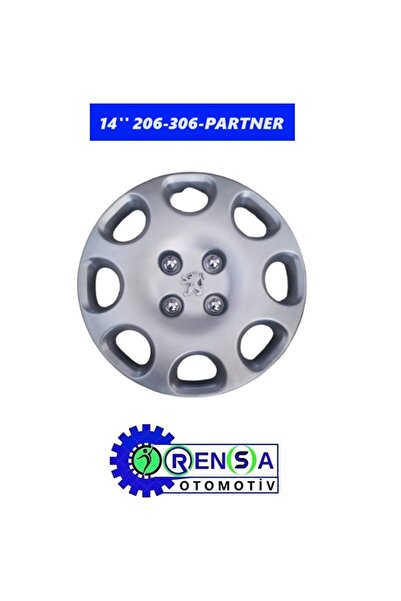 RENSA JANT KAPAK 14'' inç TAKIM (4 ADET) PEUGEOT 206 306 PARTNER