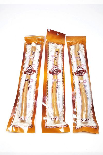 Royaleks 3 Pieces Fresh Natural Toothbrush Miswak Vacuum Package 20 cm Large Size