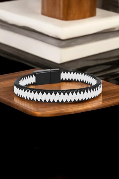 LA TINY AKSESUAR سوار جلد رجالي