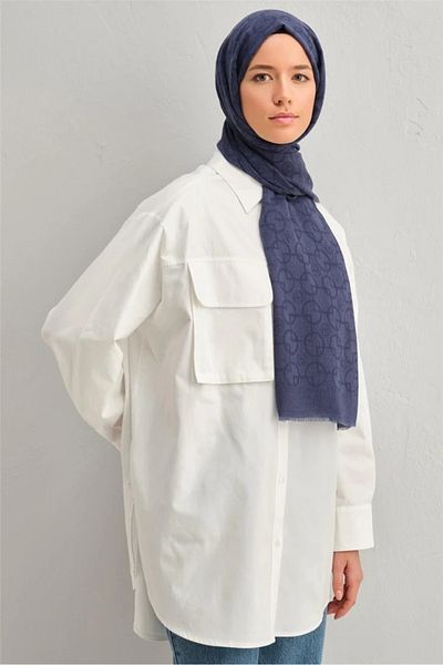 Armine 32 Wool-Cotton Shawl 1001