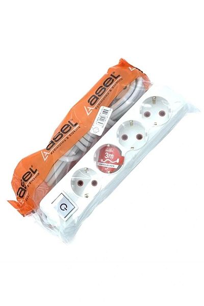 Asel 4-Piece Grounded Group Socket 3m Ast 403