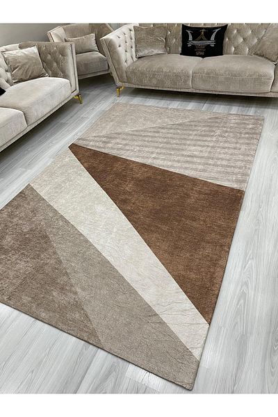 LİMAY Husa Covor - Fara Burete - Elastic - Lavabila - Decorativa - Tesatura Catifea