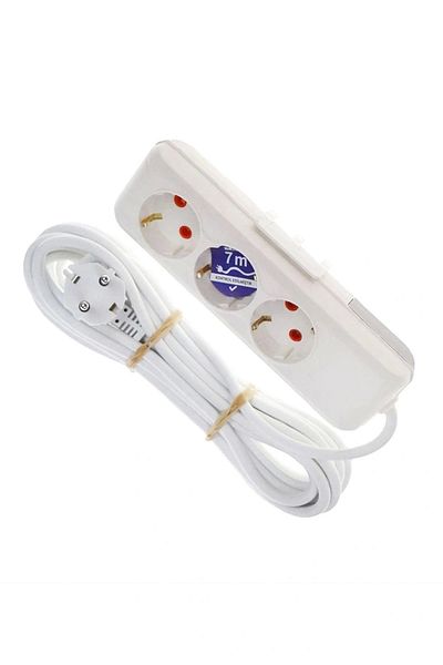 Asel 3-Piece Grounded Group Socket 7m