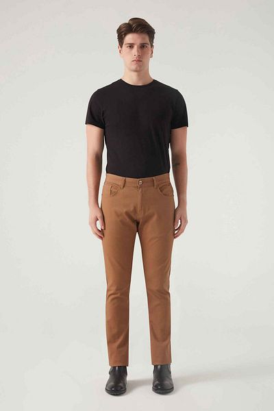 Twn Παντελόνι Cinnamon Dobby Slim Fit Chino