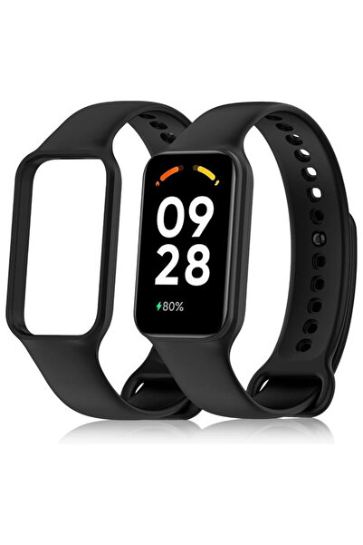 Dexmon Xiaomi Redmi Smart Band 2 Mi Band 8 Active Uyumlu Silikon Kordon Kayış