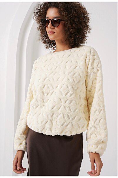 Bigdart Kadın Peluş Polar Yumoş Sweat