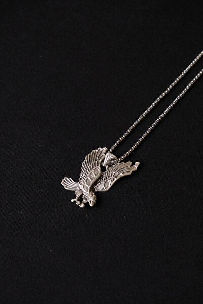 cheetah quality Kartal Paslanmaz Çelik Zincir Erkek Kolye