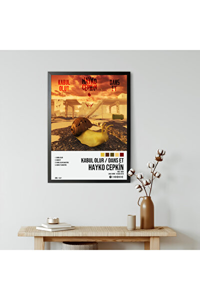 Orendart Hayko Cepkin - Kabul Olur / Dans Et /albüm Spotify Çerçeveli Poster Tablo