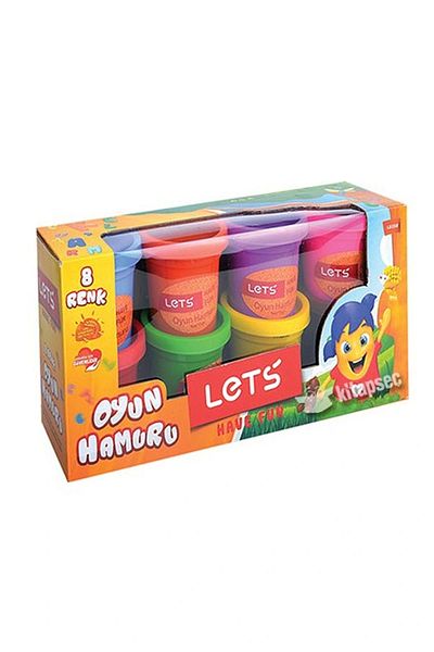Lets Play Dough Set of 8 Colors - L8358