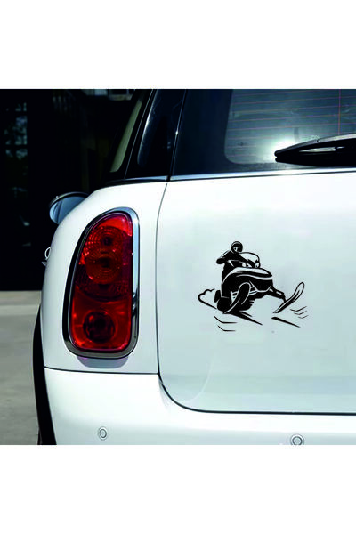 Birim Matbaa Snowmobile Auto Sticker(16X20 cm)