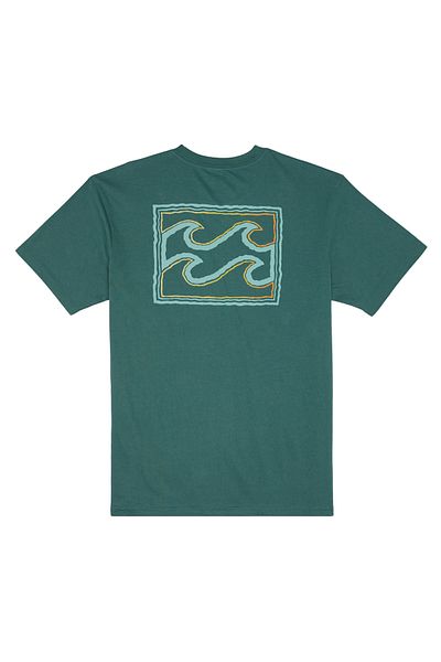 BİLLABONG Billabong Billabong Crayon Wave Boys Green T-Shirt Boys T-Shirt Abbzt00467