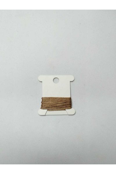 Eskişehir hobi sanat Σχοινί χάντρες προσευχής 1 μέτρου Milk Coffee - 0,8 mm