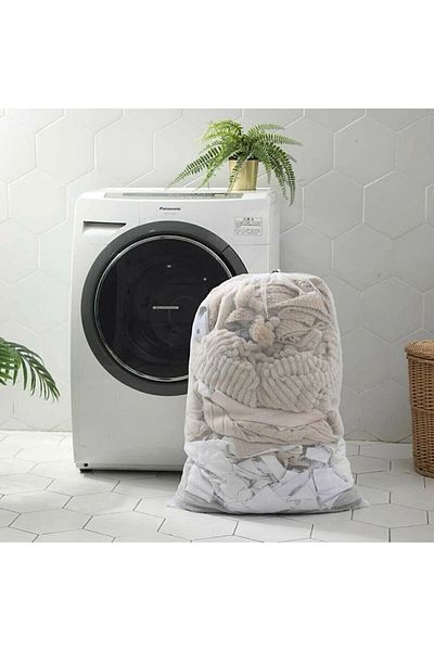 KOMANDO PAZARI 50X60 cm String Washing Net - 1 Piece (Large Size)