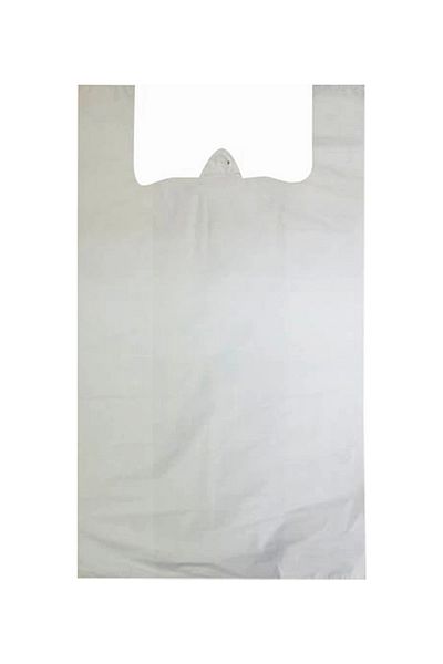 Royaleks White Athlete Bag Small Size 25x45 cm Takriben 110 Pieces 1 Kg