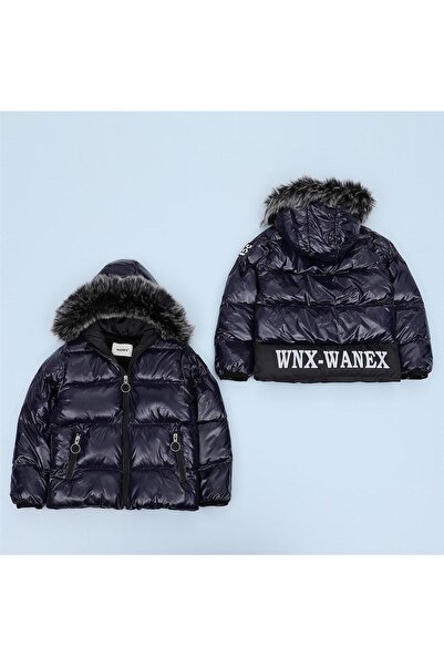 WANEX Παλτό με κουκούλα και φερμουάρ για αγόρια, μακρυμάνικο και χοντρό - 150...