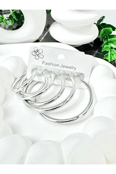 Le Manolia Accessories altılı klipsli halka küpe kadın set küpe halka kombin ...