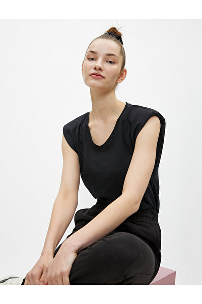 Koton Γυναικείο μαύρο T-Shirt