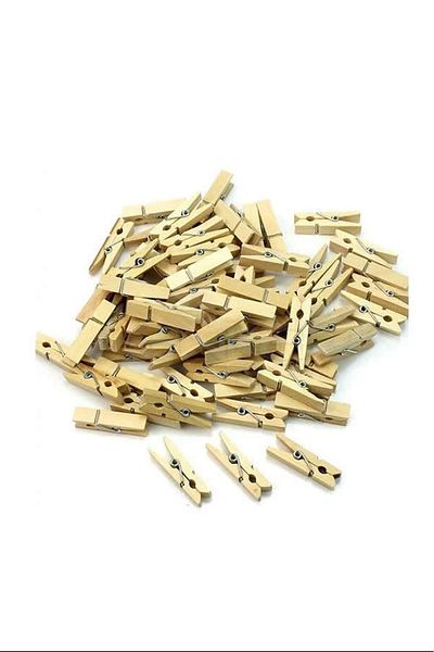 pazarella Brons Br-907 Large Natural Wooden Peg