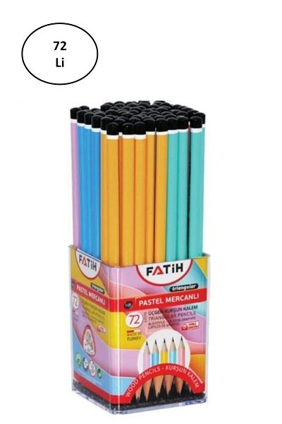 Fatih Pencil Triangle Coral Pastel Colored Fa12070kl00 (PACK OF 72)