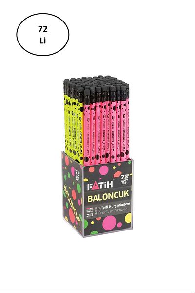 Fatih Pencil Black Lata Bubble 72pcs