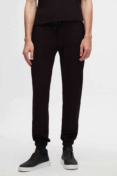 Twn Μαύρο Slim Fit ίσιο αθλητικό παντελόνι