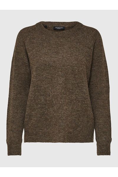 Selected Femme Strickpullover Langärmeliger