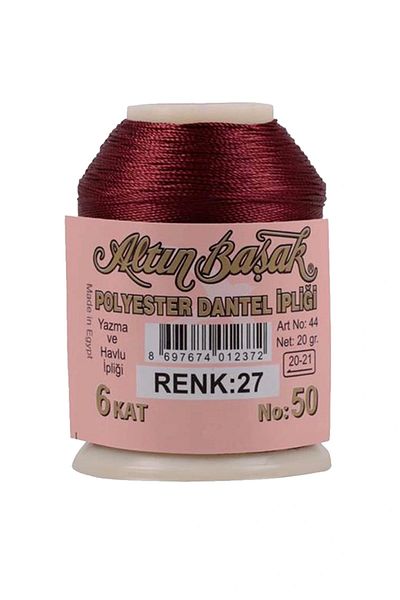 Royaleks Altınbaşak Needlework and Lace Thread 20 Gr - Royaleks - No: 027