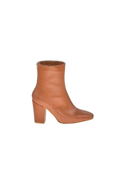 Moosefield Women's Genuine Leather Tan Boots