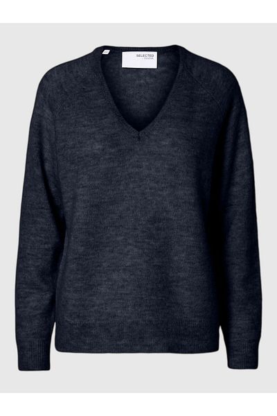 Selected Femme Strickpullover V-Ausschnitt